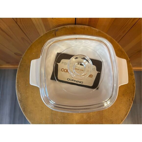 Vintage Corning Ware Spice of Life L'Echalote 1 Quart Casserole Dish With Origin - Picture 9 of 13